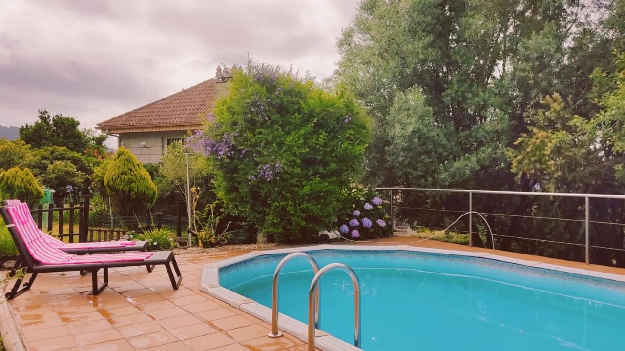 Casa Rural Area Con Piscina Gondomar Bagian luar foto