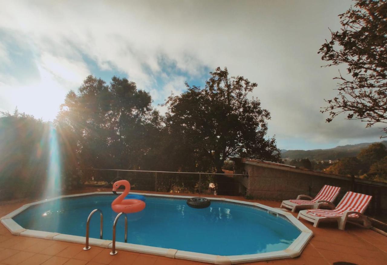 Casa Rural Area Con Piscina Gondomar Bagian luar foto